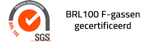 BRL 100 F-gassen gecertificeerd